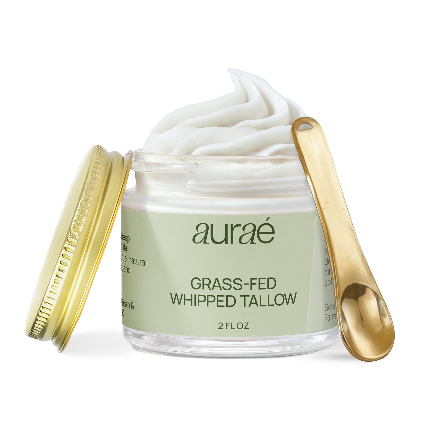 Whipped Grass-Fed Tallow Balm with Vanilla Bean