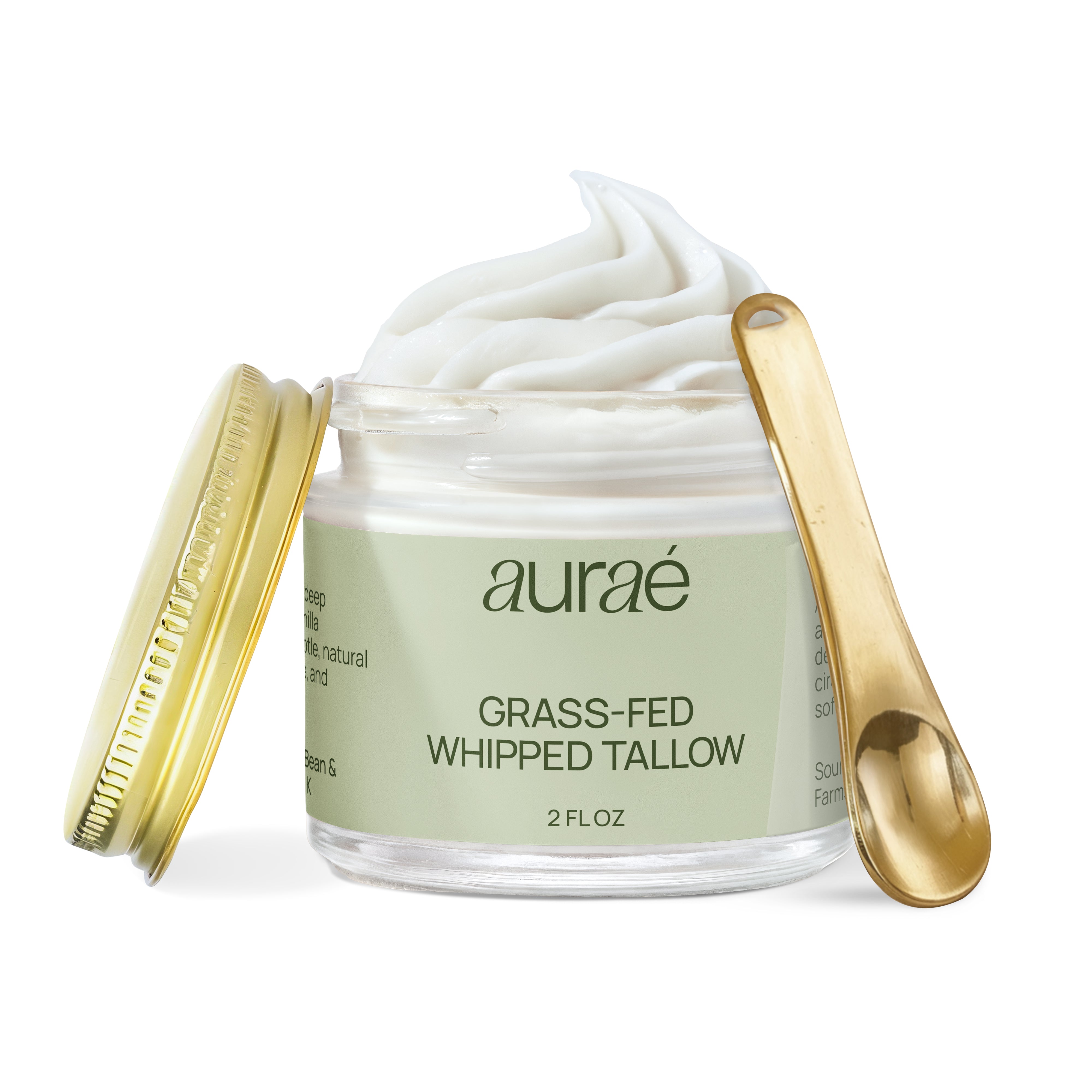 Whipped Grass-Fed Tallow Balm with Vanilla Bean