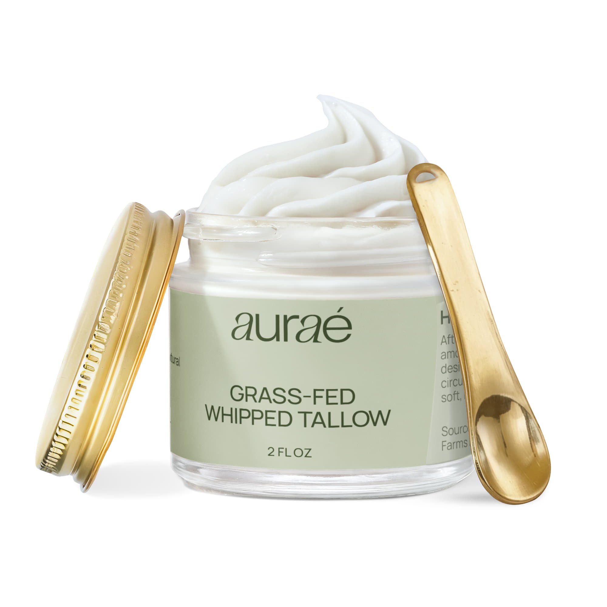 Whipped Grass-Fed Tallow Balm with Vanilla Bean